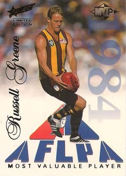 1995 Select AFL Sensation #3 Russell Greene Front